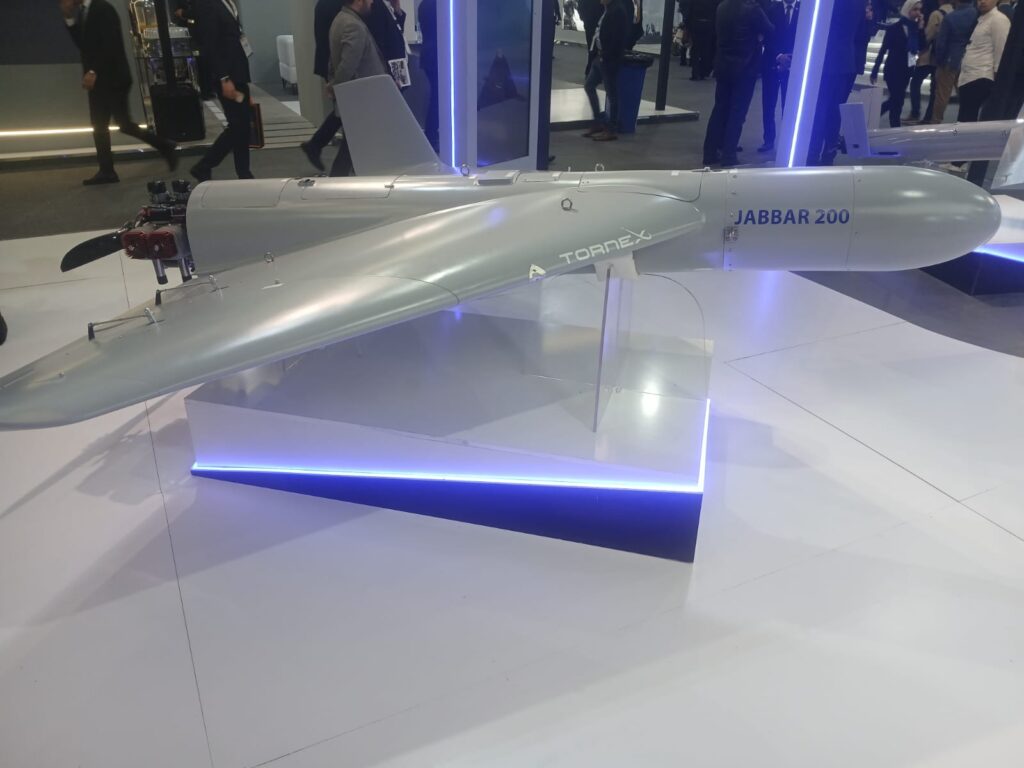 591876346 853019477347681 2094281882002418481 n لفتت الأنظار في معرض إيديكس 2025 .. تعرف علي قدرات الطائرة المسيرة المصرية " جبار- 200 "