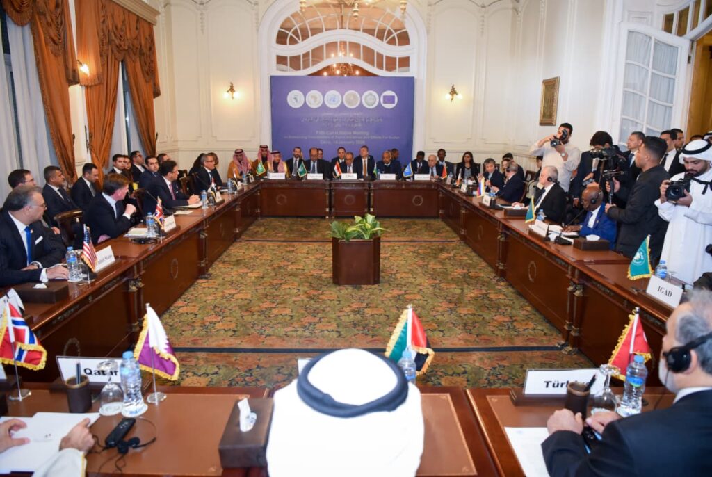 615633802 1200219748954536 3652952661147238324 n مصر تترأس خامس اجتماعات للآلية التشاورية لتعزيز تنسيق جهود السلام في السودان .. ووزير الخارجية يؤكد علي ثوابت الموقف المصري تجاه الأزمة السودانية