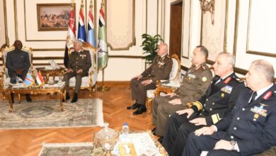 الفريق أول عبد المجيد صقر وزير الدفاع يلتقى وزير الدفاع الوطنى بالكونغو الديمقراطية 8 IMG 20260126 WA0021 الفريق أول عبد المجيد صقر وزير الدفاع يلتقى وزير الدفاع الوطنى بالكونغو الديمقراطية