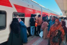e1ec8231 2ff2 4284 a671 5b77fed50c6f قطار العودة الطوعية للسودانيين.. انطلاق الرحلة رقم 45 من محطة مصر في ختام 2025