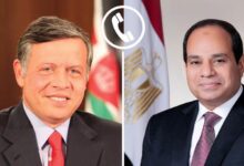 642383140 1475459490609441 6449850323632729609 n الرئيس السيسي يؤكد تضامن ومساندة مصر الكاملة مع الأردن