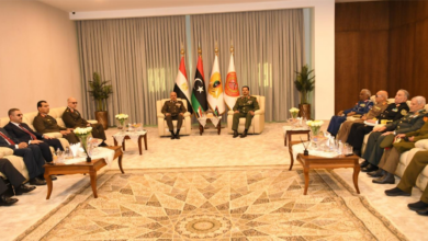 8a73fedc 0ffe 4140 a9dd fb43a33c90d6 الفريق أحمد خليفة رئيس أركان حرب القوات المسلحة يعود إلى أرض الوطن عقب إنتهاء زيارته الرسمية لدولة ليبيا