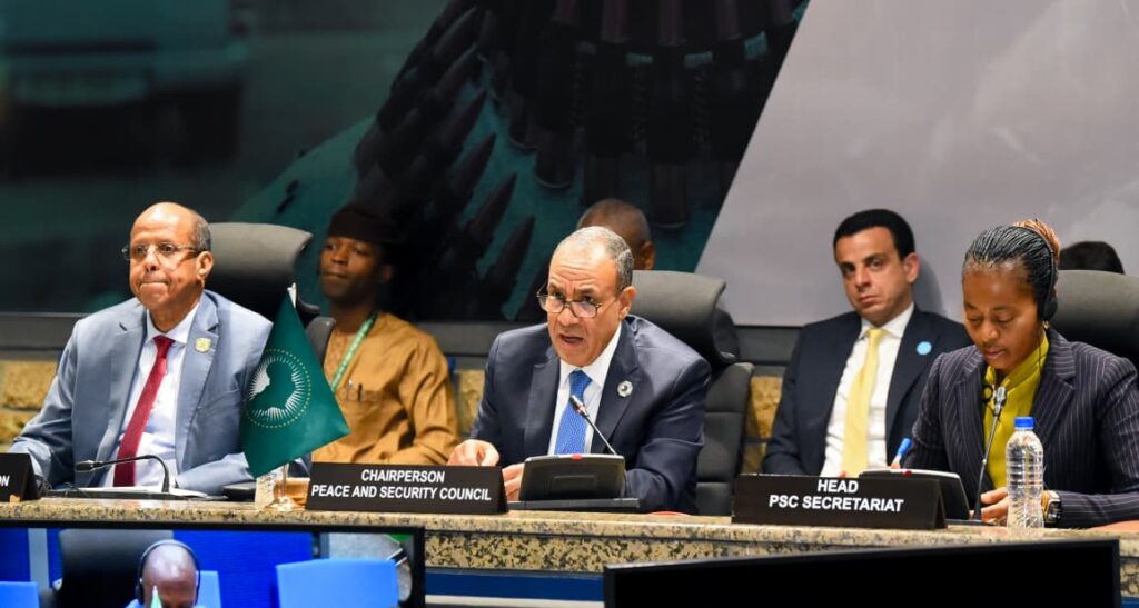 IMG 20260212 WA0000 بمشاركة وزير الخارجية السوداني.. مصر تقود جلسة مشاورات «  السلم والأمن الأفريقي »حول السودان