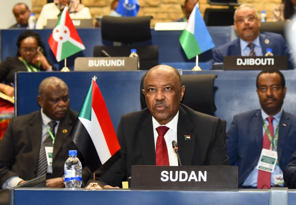 IMG 20260212 WA0001 بمشاركة وزير الخارجية السوداني.. مصر تقود جلسة مشاورات «  السلم والأمن الأفريقي »حول السودان