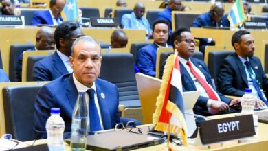 IMG 20260214 WA0009 وزير الخارجية يترأس وفد مصر في قمة الاتحاد الأفريقي