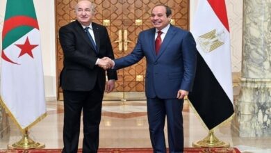 نسخة من البوم 2026 02 08T230244.728 مرحبا بتصريحات الرئيس تبون .. الرئيس السيسي : ما يجمع مصر والجزائر يعبر عن مسيرة حافلة بالنضال والتعاون في مواجهة التحديات المشتركة