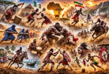 652593894 933968246085744 2308465956134844705 n 10 رياضات أفريقية تقليدية مذهلة تكشف أسرار القوة والروح والتراث في القارة