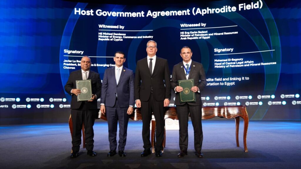 مصر تعزز مكانتها كمركز إقليمي للطاقة: اتفاقية لتسريع ربط حقل “أفروديت” القبرصي بالبنية التحتية المصرية 2 657723420 1520427820127633 592782036281424029 n مصر تعزز مكانتها كمركز إقليمي للطاقة: اتفاقية لتسريع ربط حقل “أفروديت” القبرصي بالبنية التحتية المصرية