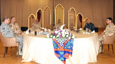 FB IMG 1772552923496 الفريق أشرف سالم زاهر وزير الدفاع يلتقى مقاتلى القوات البحرية والمنطقة الشمالية العسكرية