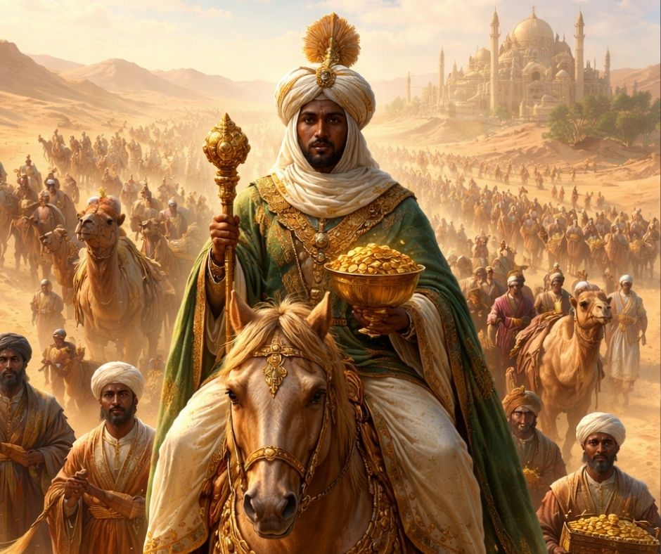 رحلة مانسا موسي الذهبية: كيف أعاد إمبراطور مالي تشكيل الاقتصاد العالمي وأبرز عظمة إفريقيا التاريخية 1 Mansa Musas historic golden journey رحلة مانسا موسي الذهبية: كيف أعاد إمبراطور مالي تشكيل الاقتصاد العالمي وأبرز عظمة إفريقيا التاريخية