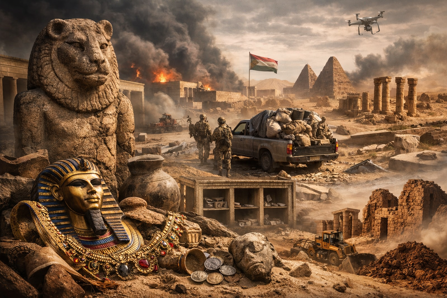 نهب تراث السودان في زمن الحرب: تقرير يكشف اختفاء أكثر من 60% من مقتنيات المتحف القومي 1 file 000000008810720a90f67a0509c2d1ee نهب تراث السودان في زمن الحرب: تقرير يكشف اختفاء أكثر من 60% من مقتنيات المتحف القومي