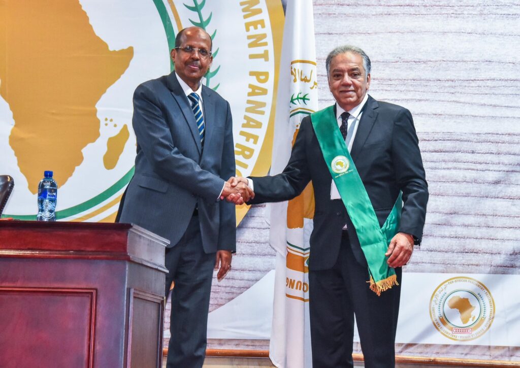 683065004 1493564232559886 5300684817545906443 n أعضاء البرلمان الأفريقي الجدد يؤدون اليمين الدستورية بمشاركة مصر