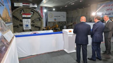 684531498 1521370986018291 3618503833121758941 n الرئيس السيسي يتفقد الأعمال الإنشائية لمشروع محطة مترو انفاق الأهرامات