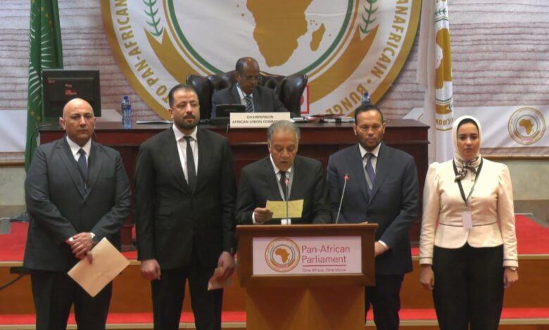 685144010 1493483009234675 1120364868274304800 n أعضاء البرلمان الأفريقي الجدد يؤدون اليمين الدستورية بمشاركة مصر