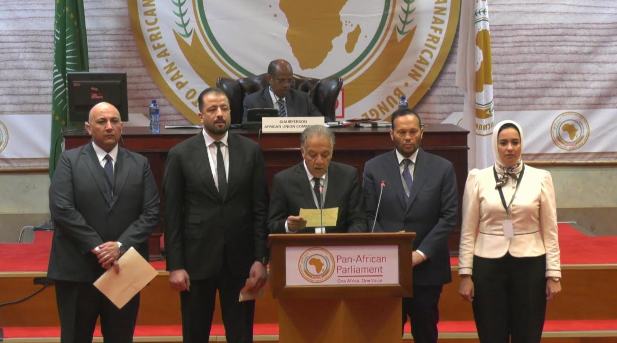685144010 1493483009234675 1120364868274304800 n أعضاء البرلمان الأفريقي الجدد يؤدون اليمين الدستورية بمشاركة مصر