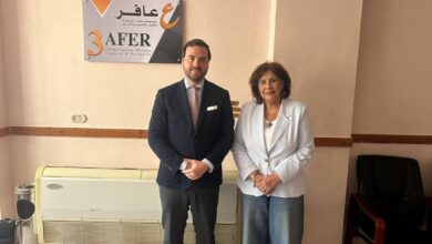 FB IMG 1776355904278 الدكتورة أماني الطويل تبحث مع المبعوث الإسباني المستجدات فى السودان