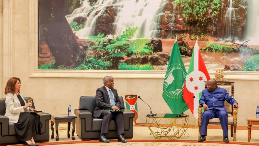 FB IMG 1777562482998 مصر و بوروندي تتفقان علي مواصلة التنسيق والتعاون المشترك بما يسهم في ترسيخ دعائم السلم والاستقرار في القارة الأفريقية