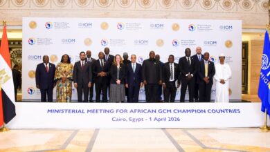 القاهرة تستضيف الاجتماع الوزاري للدول الأفريقية الرائدة في تنفيذ أهداف الميثاق العالمي لهجرة آمنة ومنظمة ومنتظمة 1 IMG 20260401 WA0004 القاهرة تستضيف الاجتماع الوزاري للدول الأفريقية الرائدة في تنفيذ أهداف الميثاق العالمي لهجرة آمنة ومنظمة ومنتظمة