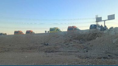 IMG ٢٠٢٦٠٤١٠ ٢٠٠٤٥٤ كانوا في طريقهم للسودان .. إصابة 38 مواطنًا سودانيًا في حادث انقلاب أتوبيس 