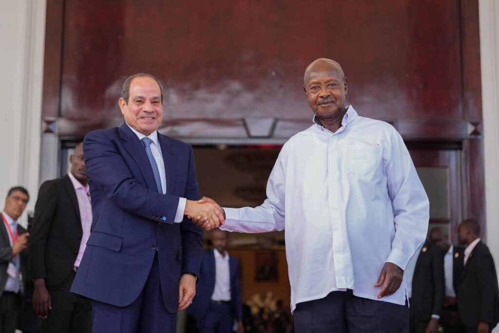 699907398 1533493124806077 4058547986746336938 n الرئيس السيسي وموسيفيني يؤكدان على ضرورة تكثيف التنسيق والتعاون فيما يتعلق بموضوعات المياه ونهر النيل