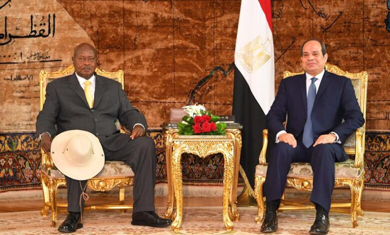 8 5 2018 6 jpg الرئيس السيسي يصل أوغندا .. وقمة مصرية أوغندية في كمبالا