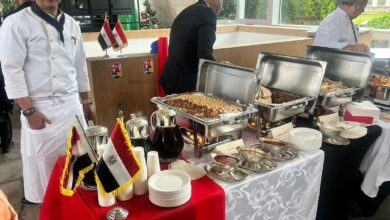 FB IMG 1779266102439 الكشري وتمثال نفرتيتي.. جناح مصر يخطف الأنظار في « أسبوع أفريقيا » باليونسكو بباريس