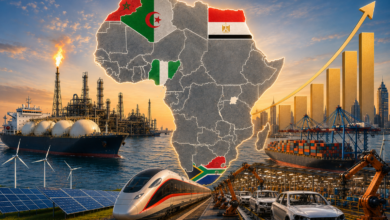 file 0000000070b071fd91eadbc373050b4b خمس قوى اقتصادية تهيمن على نصف اقتصاد أفريقيا عام 2026.. مصر وجنوب أفريقيا ونيجيريا في الصدارة