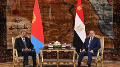 الرئيس عبد الفتاح السيسي يستقبل أسياس أفورقي رئيس إريتريا