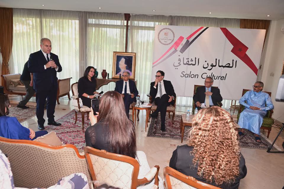 FB IMG 1782046488229 الكاتبة المغربية حجيبة ماء العينين تكتب : الثقافة في خدمة الدبلوماسية.. كيف تعزز السفارة المصرية بالرباط التقارب بين مصر والمغرب؟