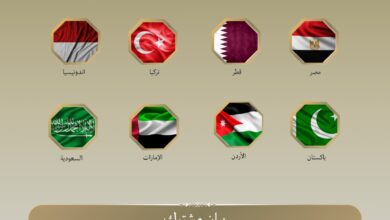 IMG 20260602 WA0018 وزراء خارجية 8 دول عربية وإسلامية يدينون استمرار اقتحامات المستوطنين المتطرفين الإسرائيليين للمسجد الأقصى المبارك