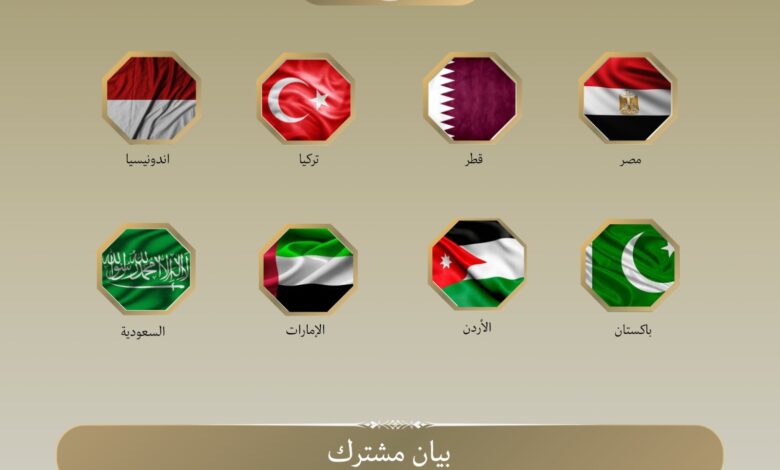 IMG 20260602 WA0018 وزراء خارجية 8 دول عربية وإسلامية يدينون استمرار اقتحامات المستوطنين المتطرفين الإسرائيليين للمسجد الأقصى المبارك