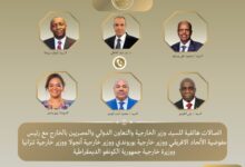 IMG 20260609 WA0005 وزير الخارجية يبحث هاتفيا مع رئيس مفوضية الاتحاد الأفريقي وعدد من نظرائه الأفارقة سبل تعزيز التنسيق لإرساء دعائم السلم والأمن والاستقرار بالقارة