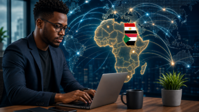 file 00000000e2887246967514f757161d6d من خسارة عقد عمل بقيمة 50 ألف دولار إلى منصة عابرة للحدود.. كيف حوّل رائد أعمال نيجيري أزمة المدفوعات إلى محرك عالمي لتوظيف المواهب الأفريقية؟