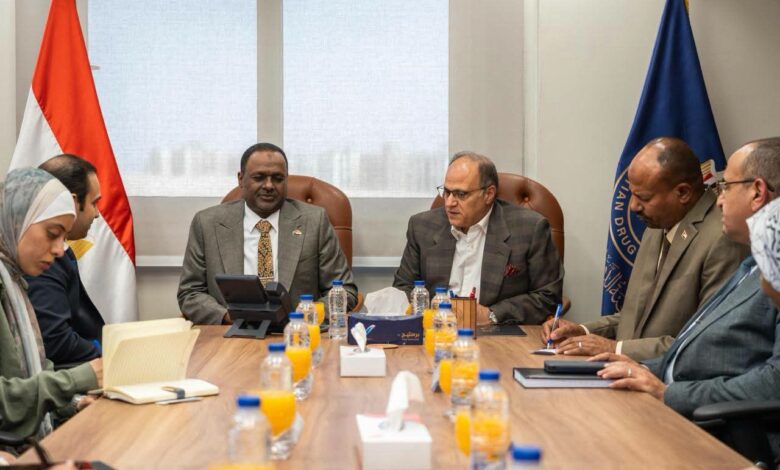 FB IMG 1783610764013 مصر والسودان تبحثان تعزيز التعاون المشترك في مجال الدواء
