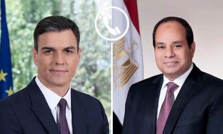 FB IMG 1785434384606 خلال اتصال هاتفي مع رئيس الوزراء الإسباني.. الرئيس السيسي: الجهات المعنية تباشر التحقيقات للوقوف على تفاصيل وملابسات حادث سفينتي دمياط