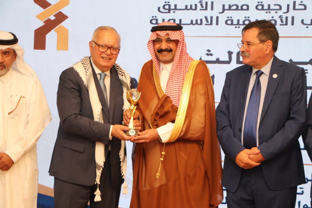 IMG 20260730 WA0035 شلهوب الشلهوب بعد تكريمه من اتحاد الإعلاميين الأفريقي الآسيوي في القاهرة:  الإعلام شريك أساسي في إنجاح العمل الإنساني