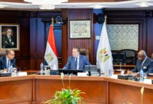 اجتماع محافظ البنك المركزي المصري ووزير الخارجية ورئيس البنك الإفريقي للتصدير والاستيراد