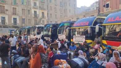 انطلاق الفوج الأول للعودة الطوعية لقوات الجمارك السودانية " الجمارك السودانية " تدشن أول أفواج العودة الطوعية من القاهرة إلى السودان.. 686 عائداً يغادرون على متن 14 حافلة 