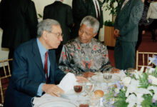 Boutros Boutros Boutros Ghali with Nelson Mandela السفير دكتور محمد حجازي : بطرس بطرس غالي .. الأفريقي الذي صاغ الضمير الدولي