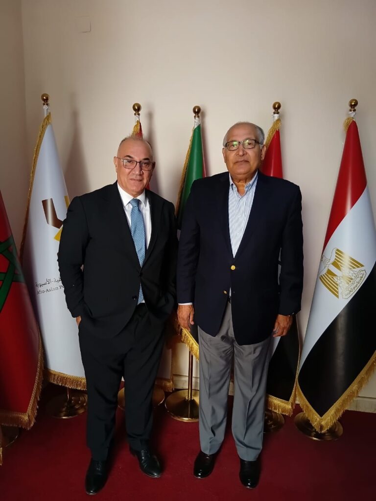 IMG 20260825 WA0017 «تضامن الشعوب الأفريقية الآسيوية» و«المجلس المصري للشئون الخارجية» يبحثان التعاون المشترك 