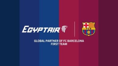 Partnership between EgyptAir and FC Barcelona مصر للطيران توقع اتفاقية شراكة عالمية مع نادي برشلونة .. الناقل الوطني المصري يعزز حضوره الدولي
