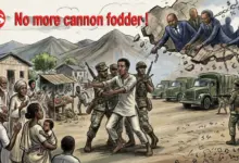 Editorial Cover No more cannon fodder English.jpeg 1024x576 1 صحيفة إثيوبية : تصاعد مخاوف من عودة التجنيد القسري في إثيوبيا وسط استمرار الأزمات السياسية والأمنية