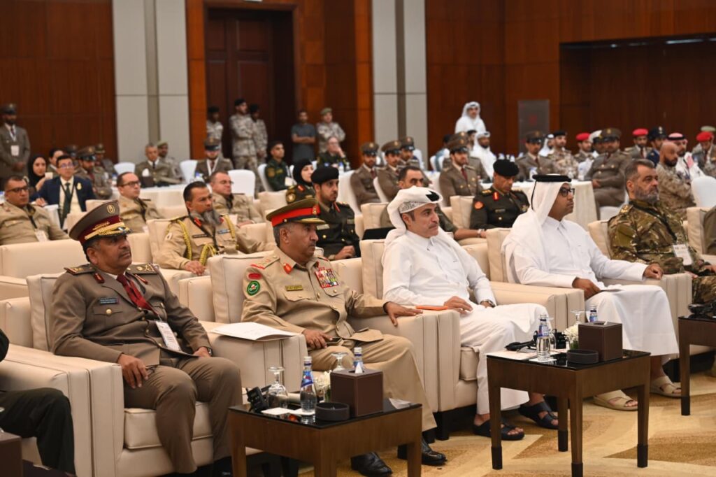 IMG 20260906 WA0028 « الكواري »  يفتتح الندوة العربية العسكرية الخامسة للطب الرياضي