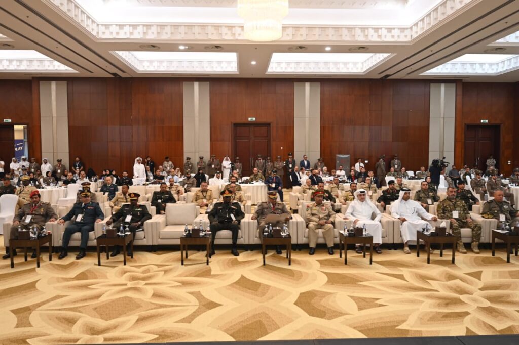 IMG 20260906 WA0036 « الكواري »  يفتتح الندوة العربية العسكرية الخامسة للطب الرياضي