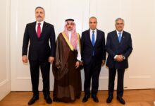 IMG 20260922 WA0010 وزراء خارجية مصر والسعودية وتركيا وباكستان يؤكدون ضرورة وقف التدفق غير المشروع للأسلحة والمرتزقة إلي السودان 