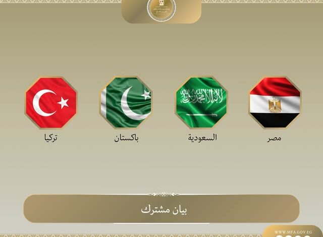 842034723 1064645523056224 8448320519264911274 n بيان مصري وباكستاني وتركي وسعودي يدين الهجمات العدائية المستمرة لميليشيا الحوثي ضد المملكة
