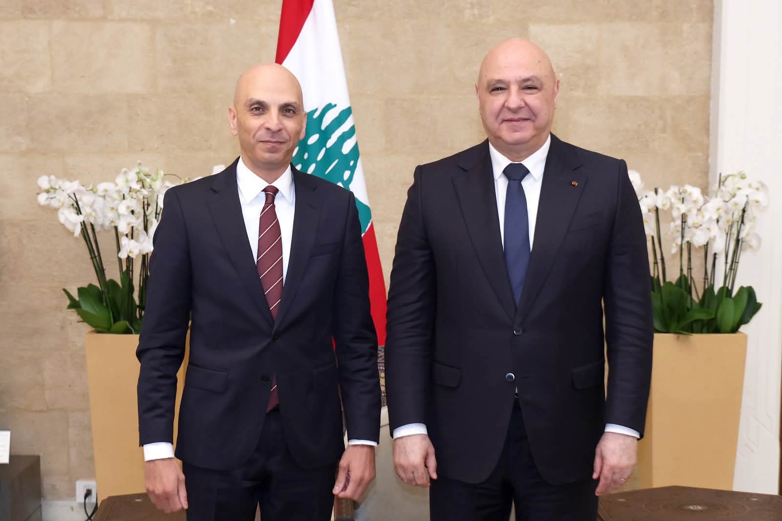 السفير تميم خلاف يقدم أوراق اعتماده إلى الرئيس اللبناني جوزاف عون 1 FB IMG 1792073828105 السفير تميم خلاف يقدم أوراق اعتماده إلى الرئيس اللبناني جوزاف عون