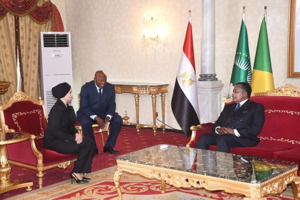 سفيرة مصر الجديدة لدي جمهورية الكونغو تقدم أوراق اعتمادها إلي الرئيس دينيس ساسو 5 FB IMG 1792089428127 سفيرة مصر الجديدة لدي جمهورية الكونغو تقدم أوراق اعتمادها إلي الرئيس دينيس ساسو