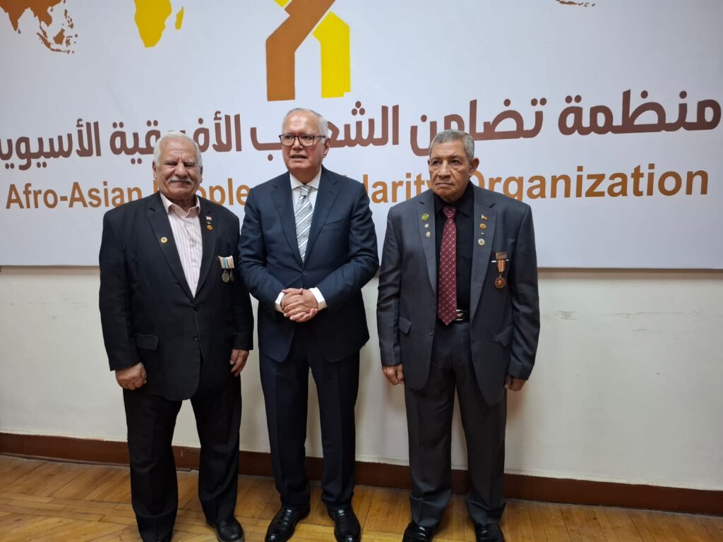 IMG 20261016 WA0022 1 اتحاد الإعلاميين الأفريقي الآسيوي وأمريكا اللاتينية يحتفي بانتصارات أكتوبر ويكرم الدكتور أحمد يوسف أحمد