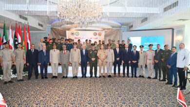 IMG 20261025 WA0015 انطلاق الدورة العربية العسكرية الرابعة للتنظيم والإدارة في المجال الرياضي